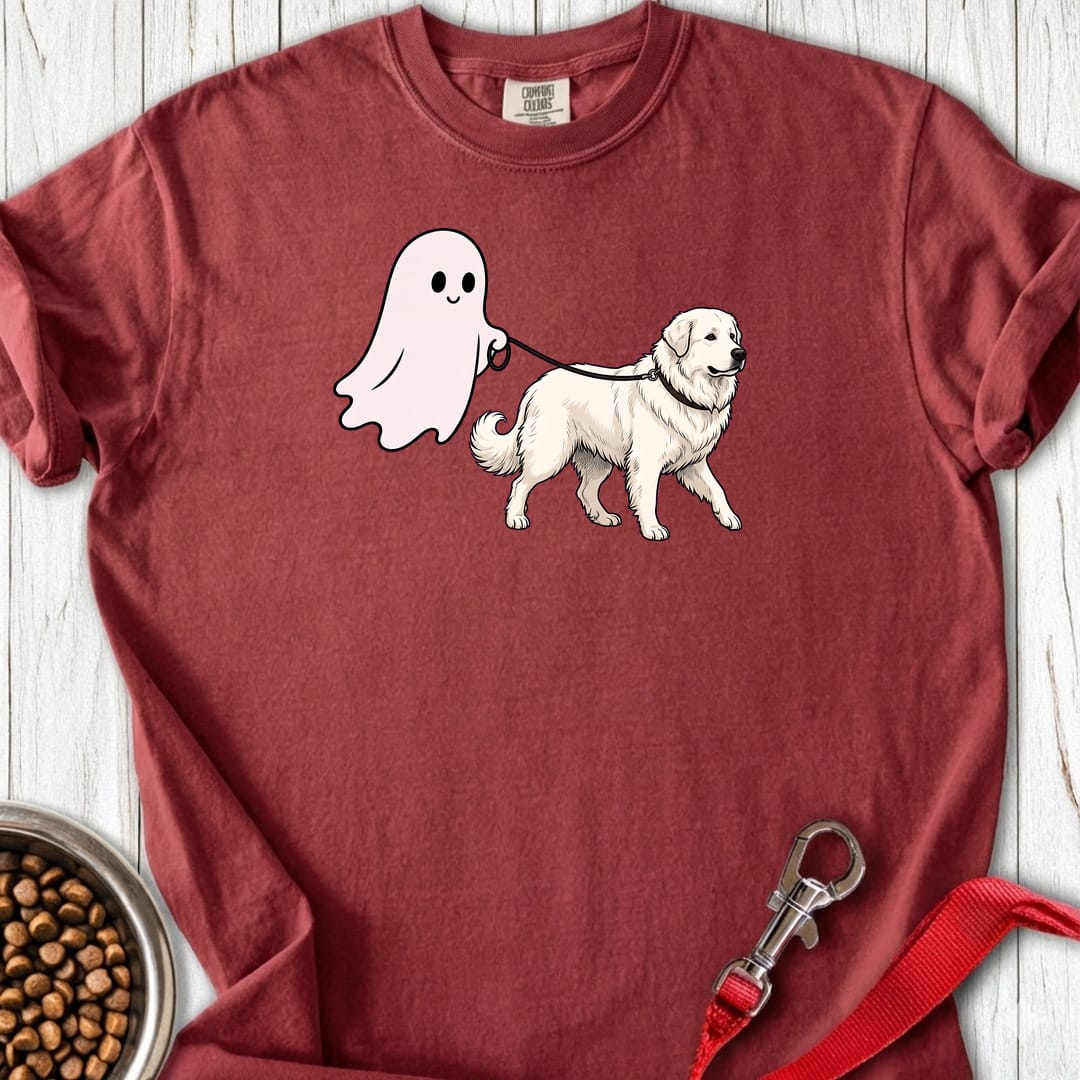 Great Pyrenees Ghost Walk Premium Tee Brick