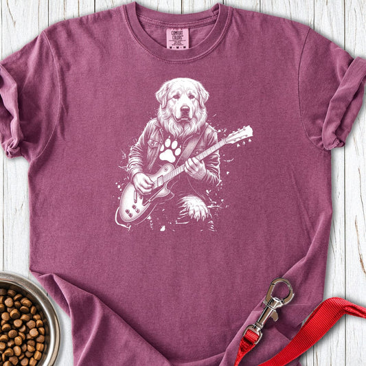 Great Pyrenees Guitar Premium Tee Berry