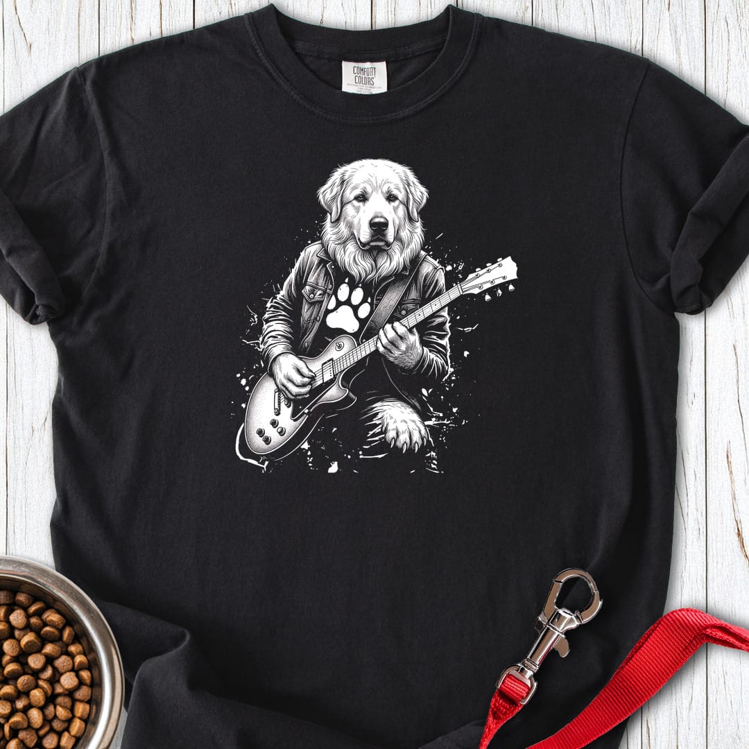 Great Pyrenees Guitar Premium Tee Black