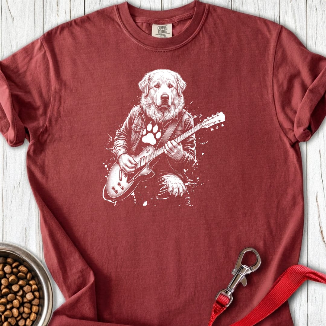 Great Pyrenees Guitar Premium Tee Brick