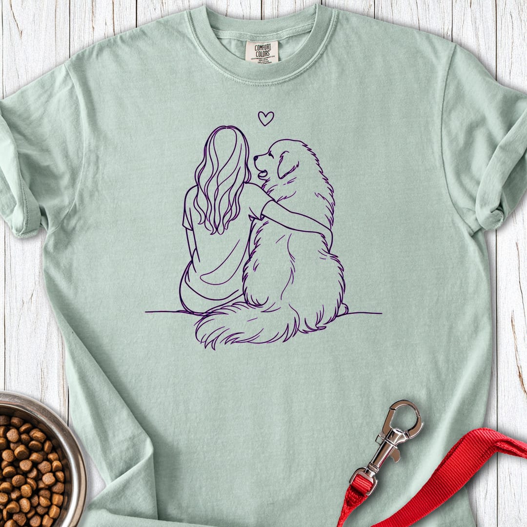 Great Pyrenees Hug Premium Tee — Bay