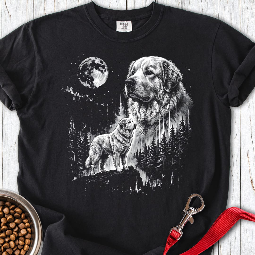 Great Pyrenees Moonlight Premium Tee — Black