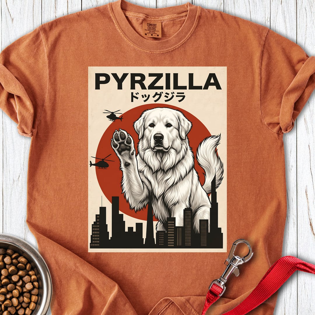 Great Pyrenees Pyrzilla Premium Tee Yam