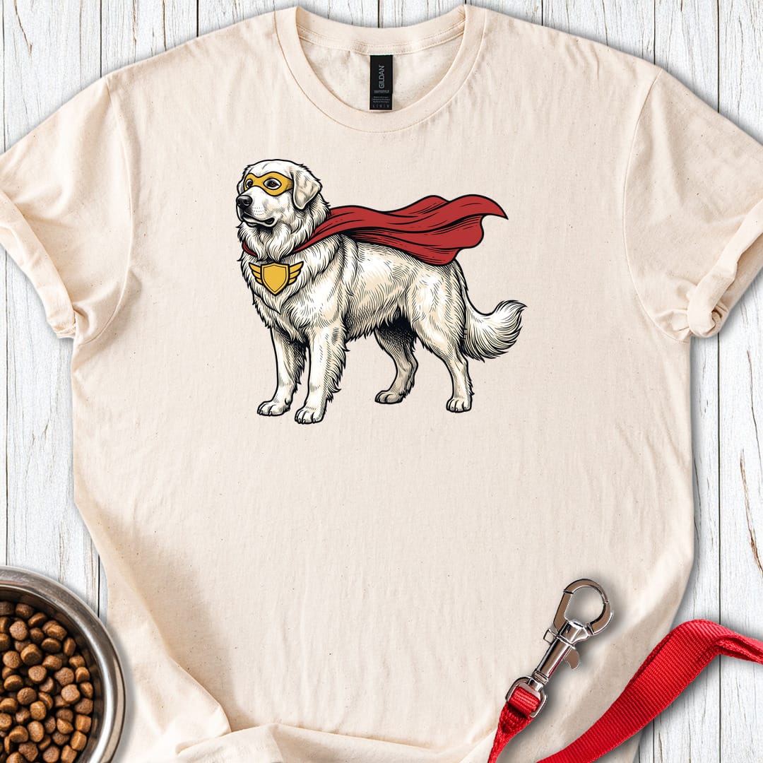 Great Pyrenees Superhero — Natural