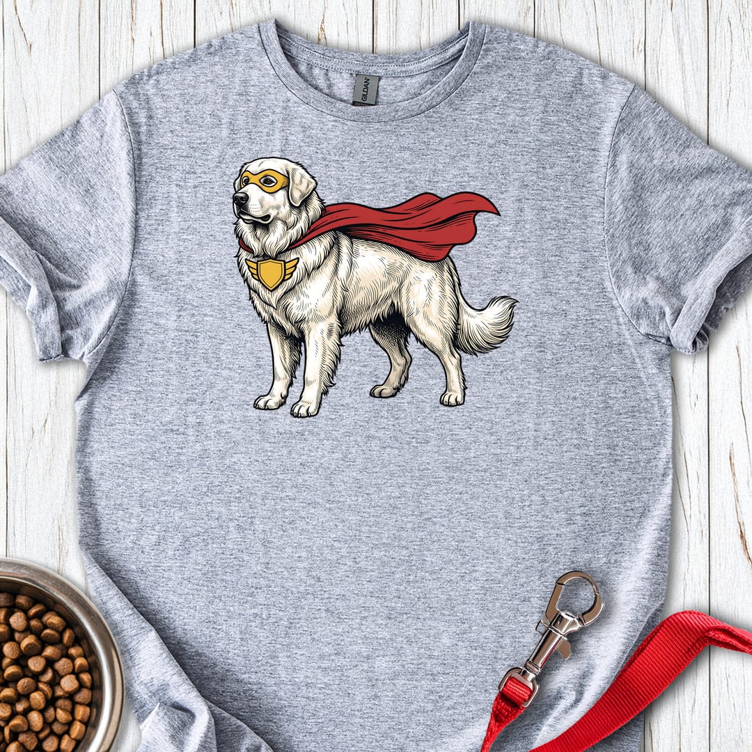 Great Pyrenees Superhero — Sport Grey