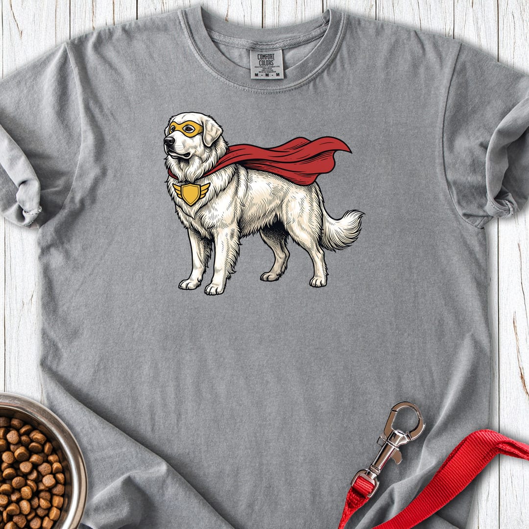 Great Pyrenees Superhero Premium Tee — Grey