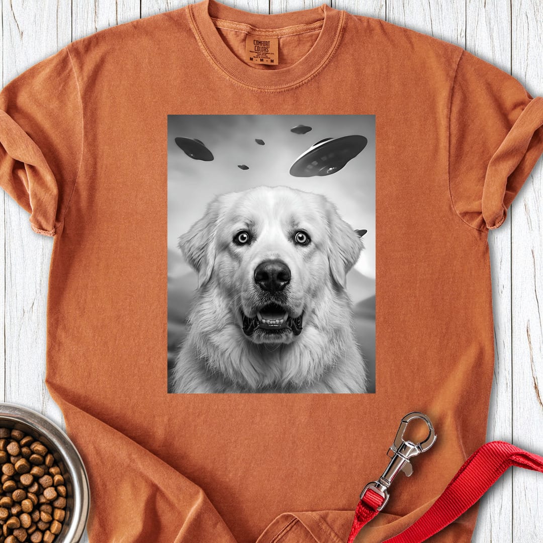 Great Pyrenees UFO Premium Tee — Yam