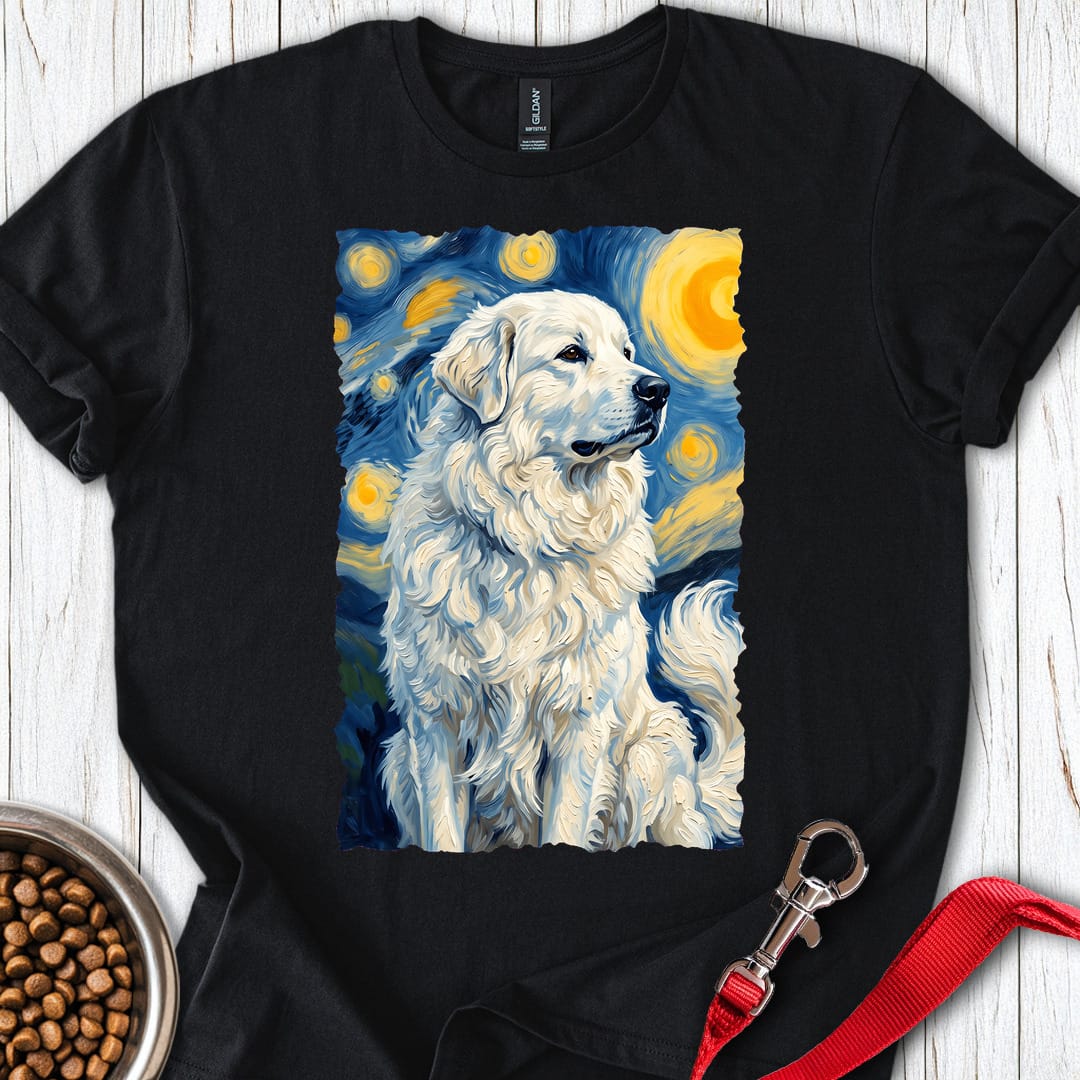 Great Pyrenees Van Gogh — Black