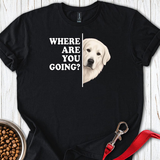 Great Pyrenees Where Are You Going Black