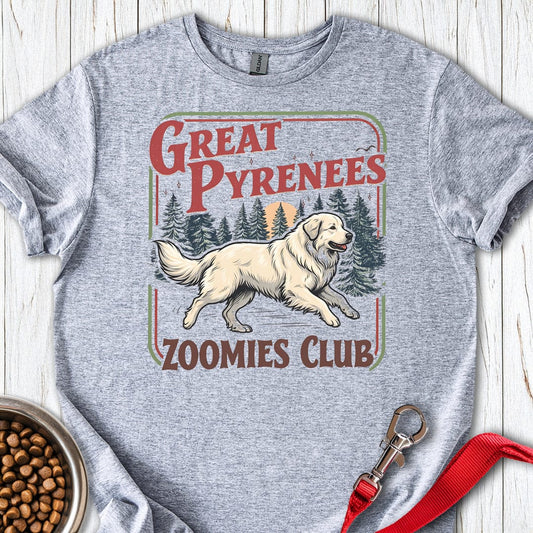 Great Pyrenees Zoomies Club Sport Grey