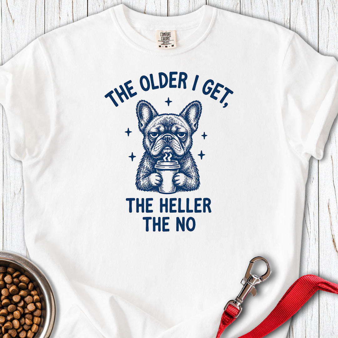 Grumpy French Bulldog Premium Tee White