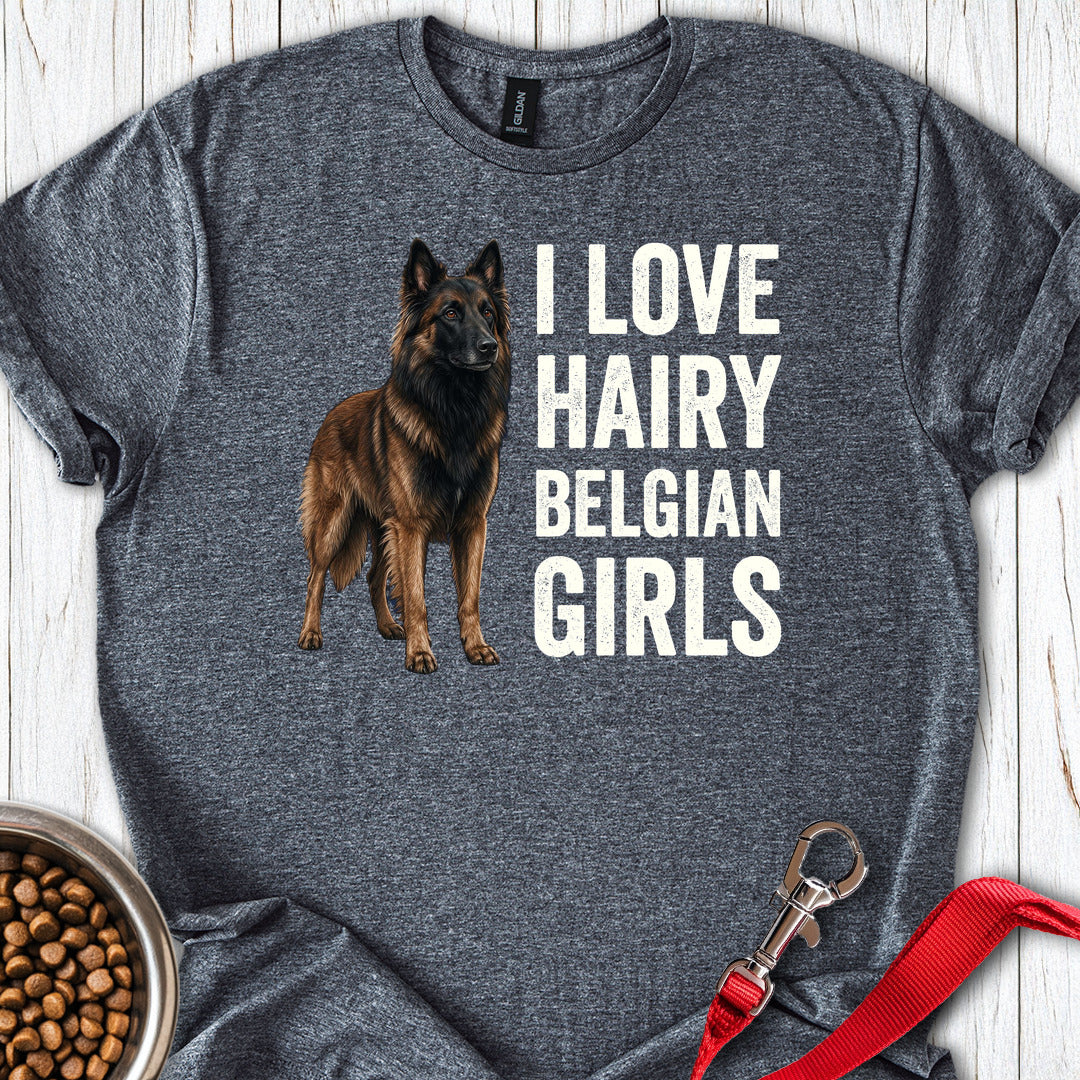 Hairy Belgian Tervuren Girls — Dark Heather