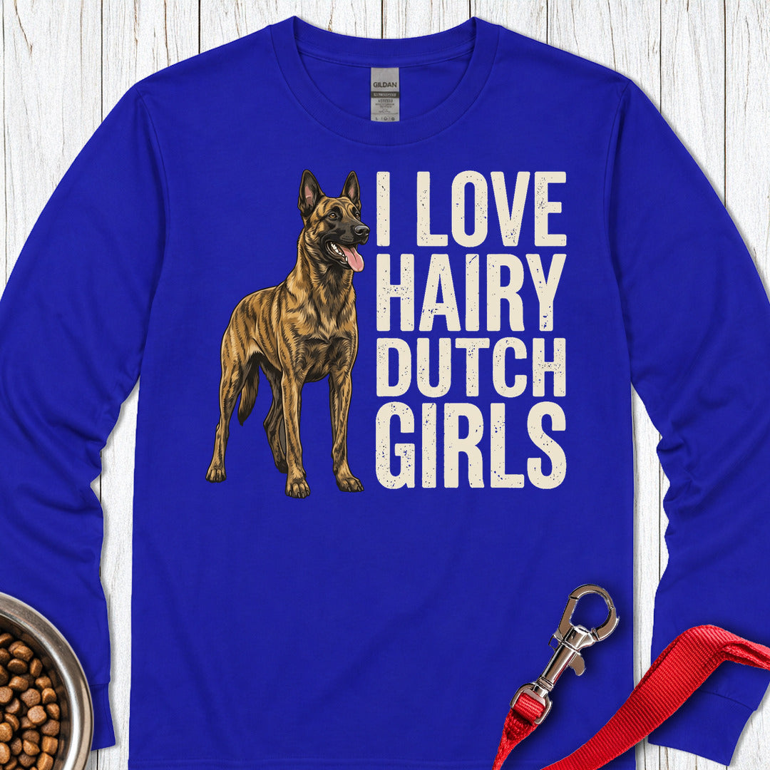 Hairy Dutch Shepherd Long Sleeve — Royal