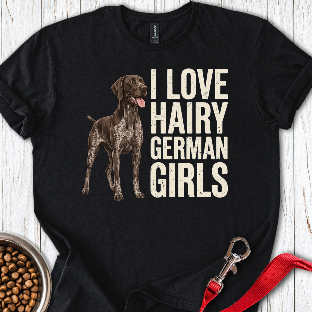 Hairy German Shorthaired Pointer Black