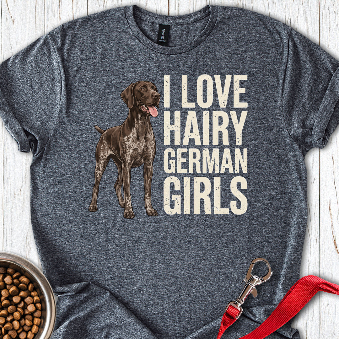 Hairy German Shorthaired Pointer Dark Heather