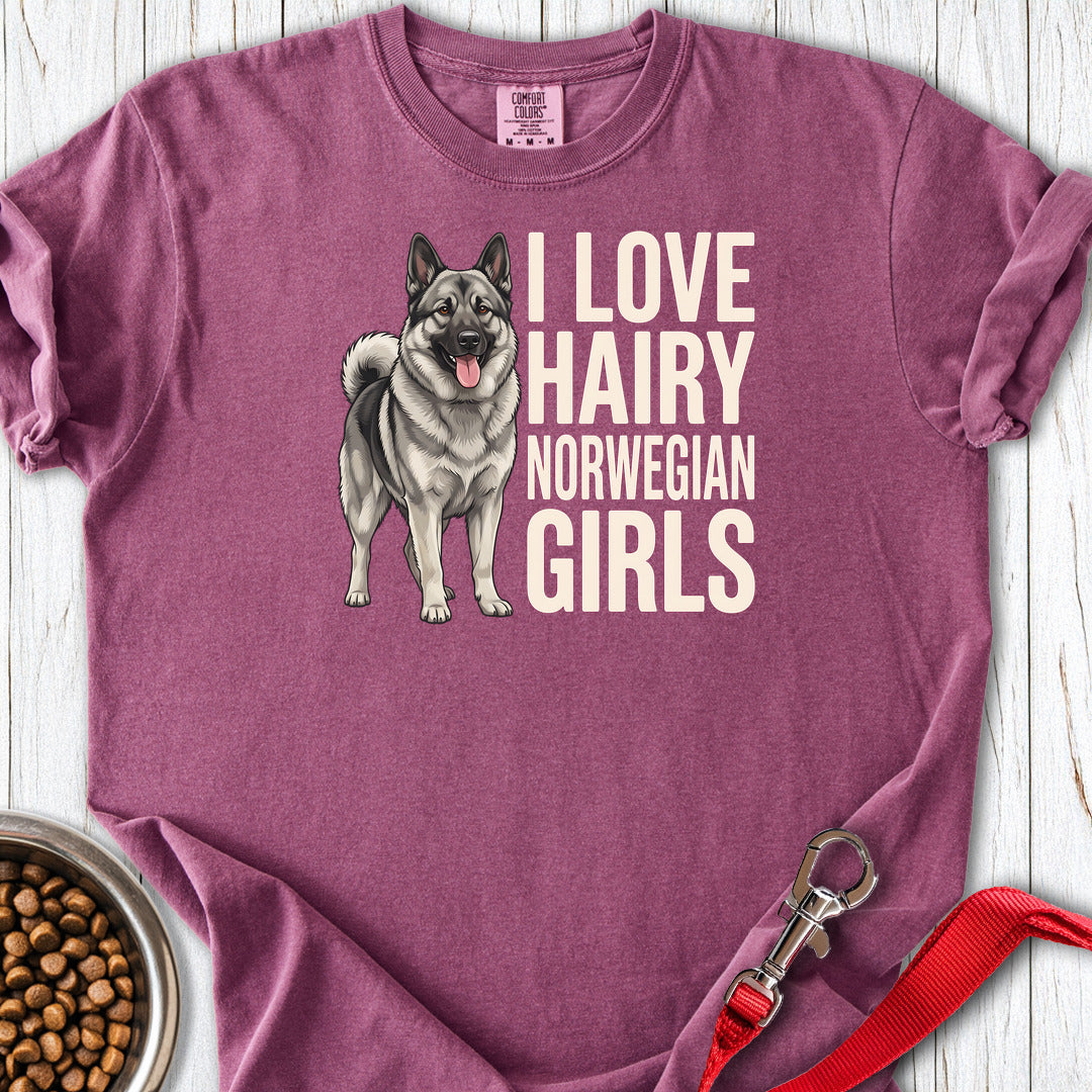 Hairy Girls Premium Tee — Berry
