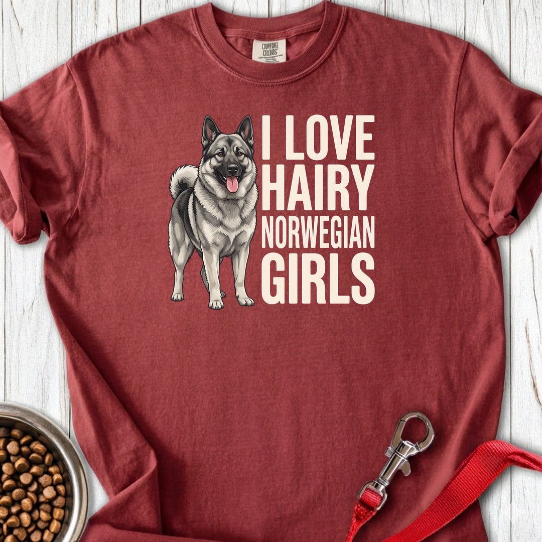 Hairy Girls Premium Tee — Brick