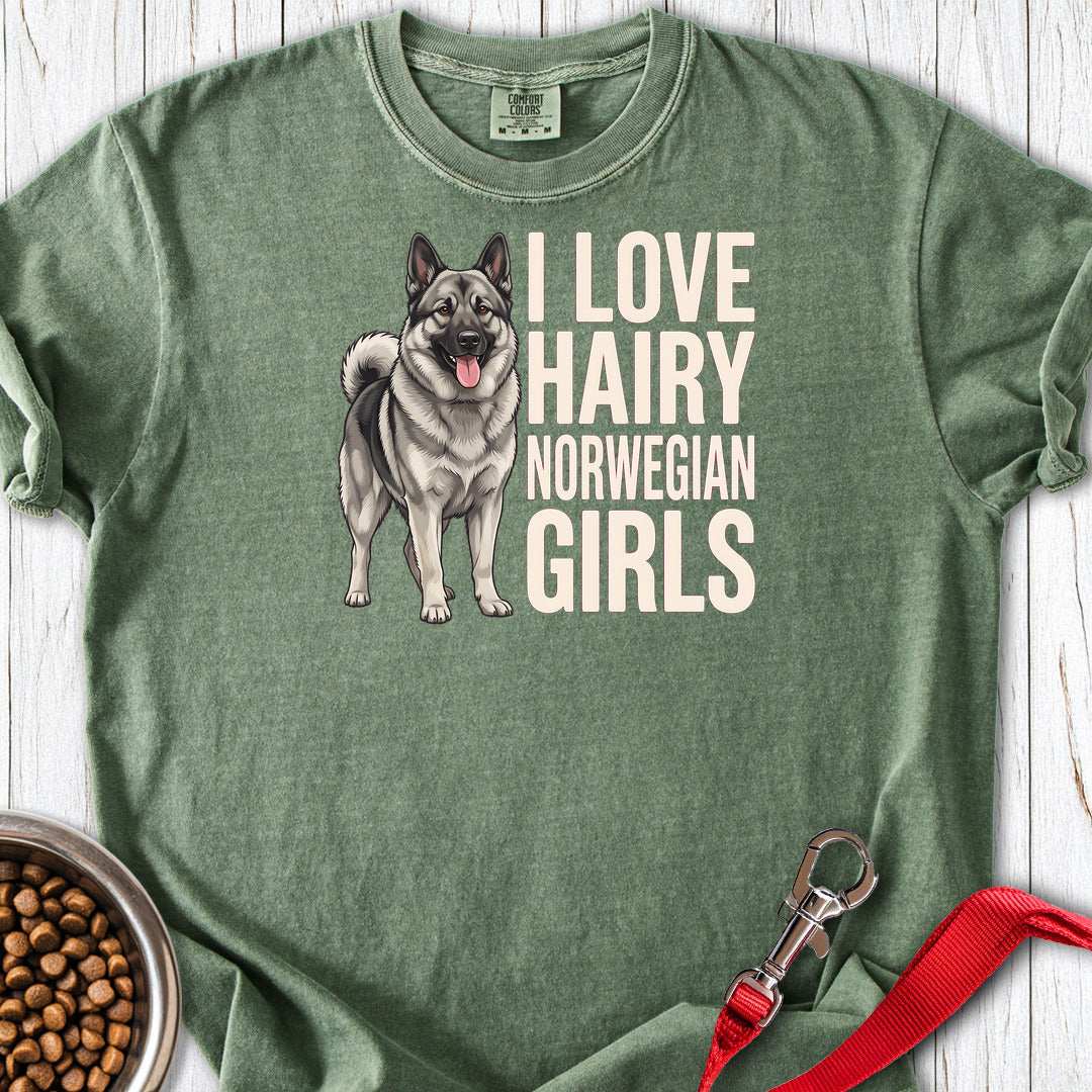 Hairy Girls Premium Tee — Moss
