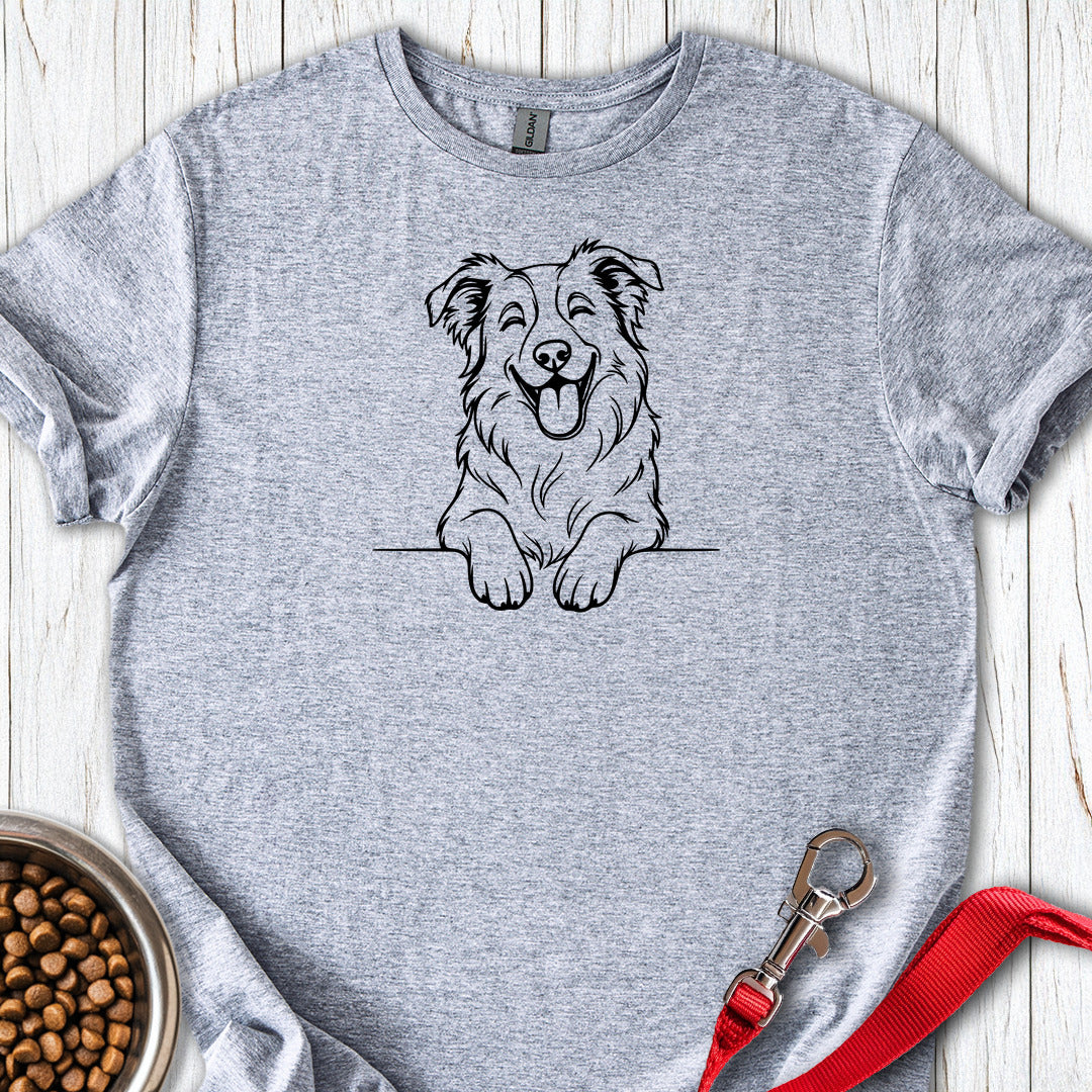 Happy Border Collie — Sport Grey