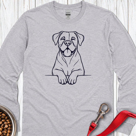 Happy Boxer Long Sleeve — Sport Grey