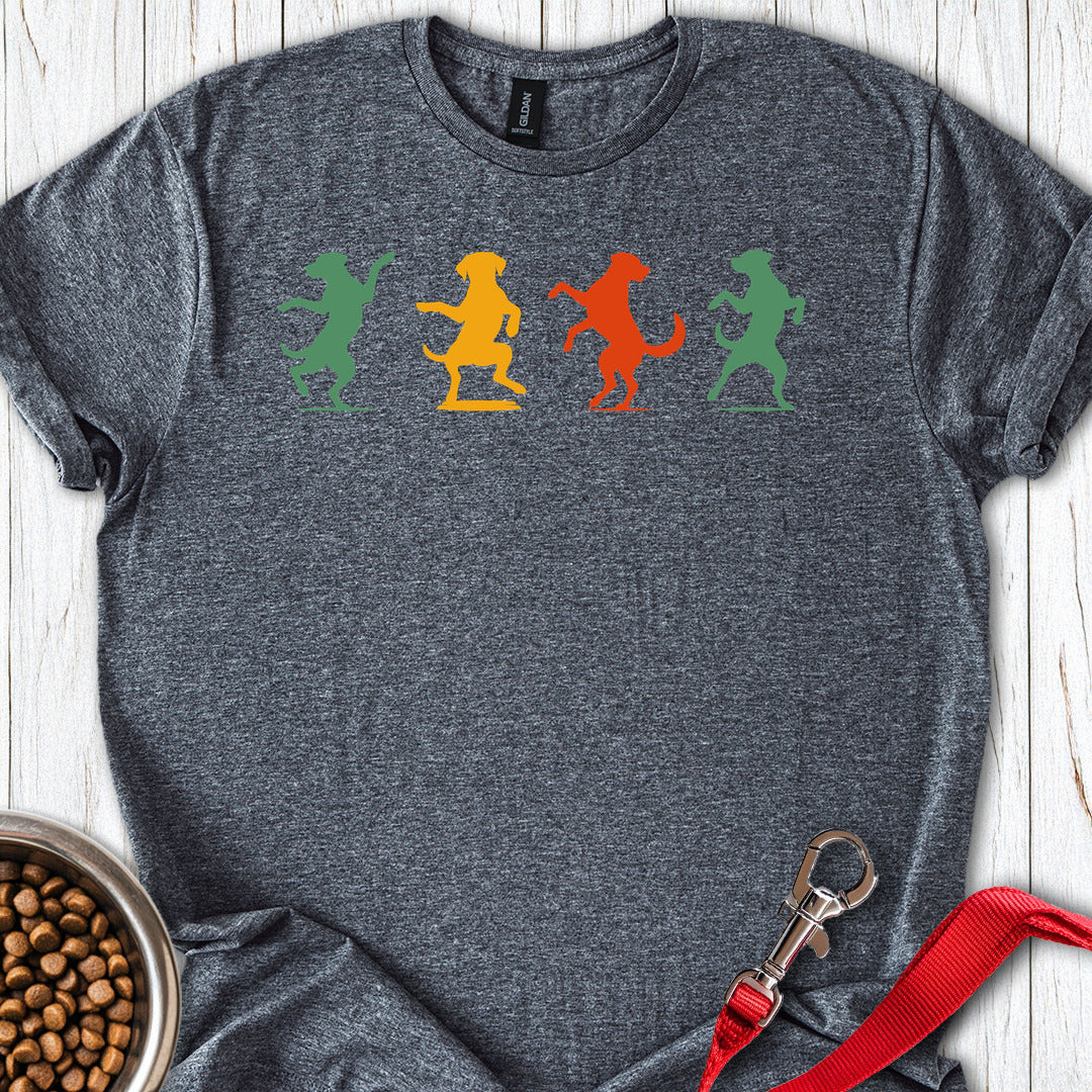 Happy Dancing Labradors Dark Heather