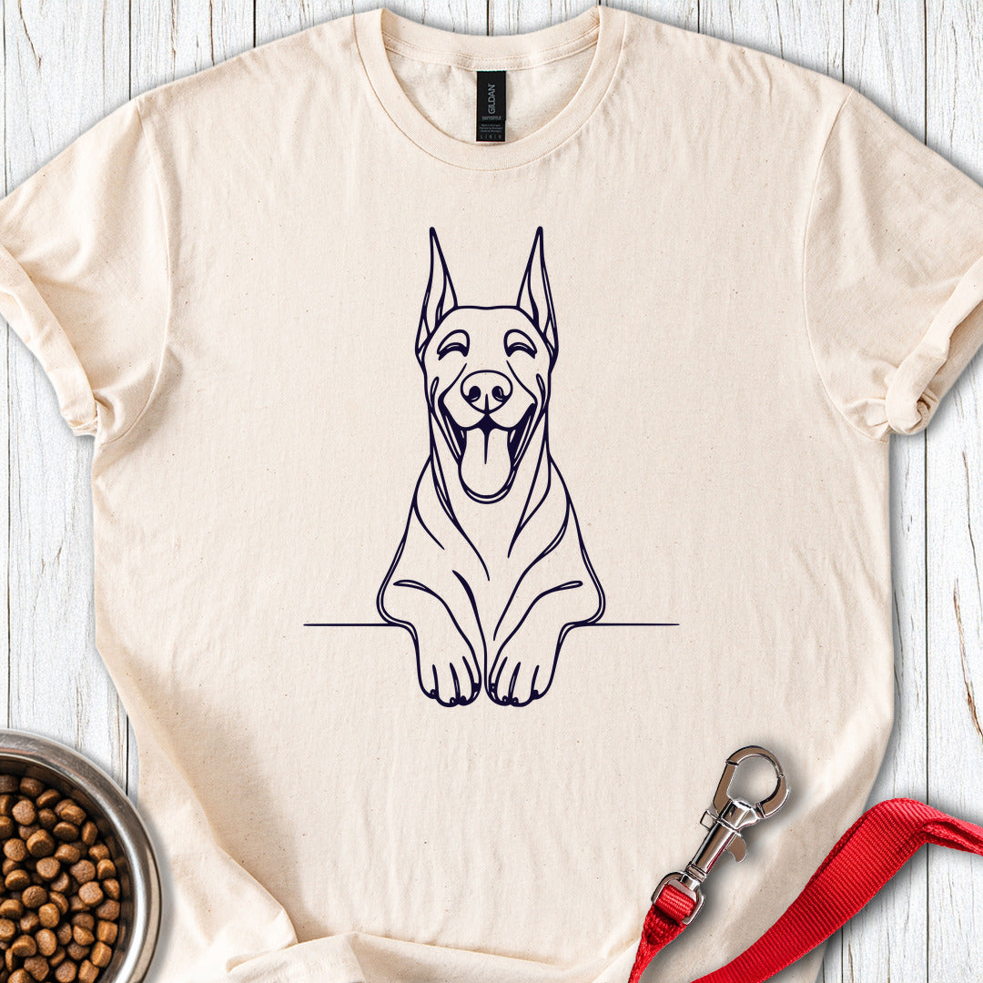 Happy Dobermann — Natural