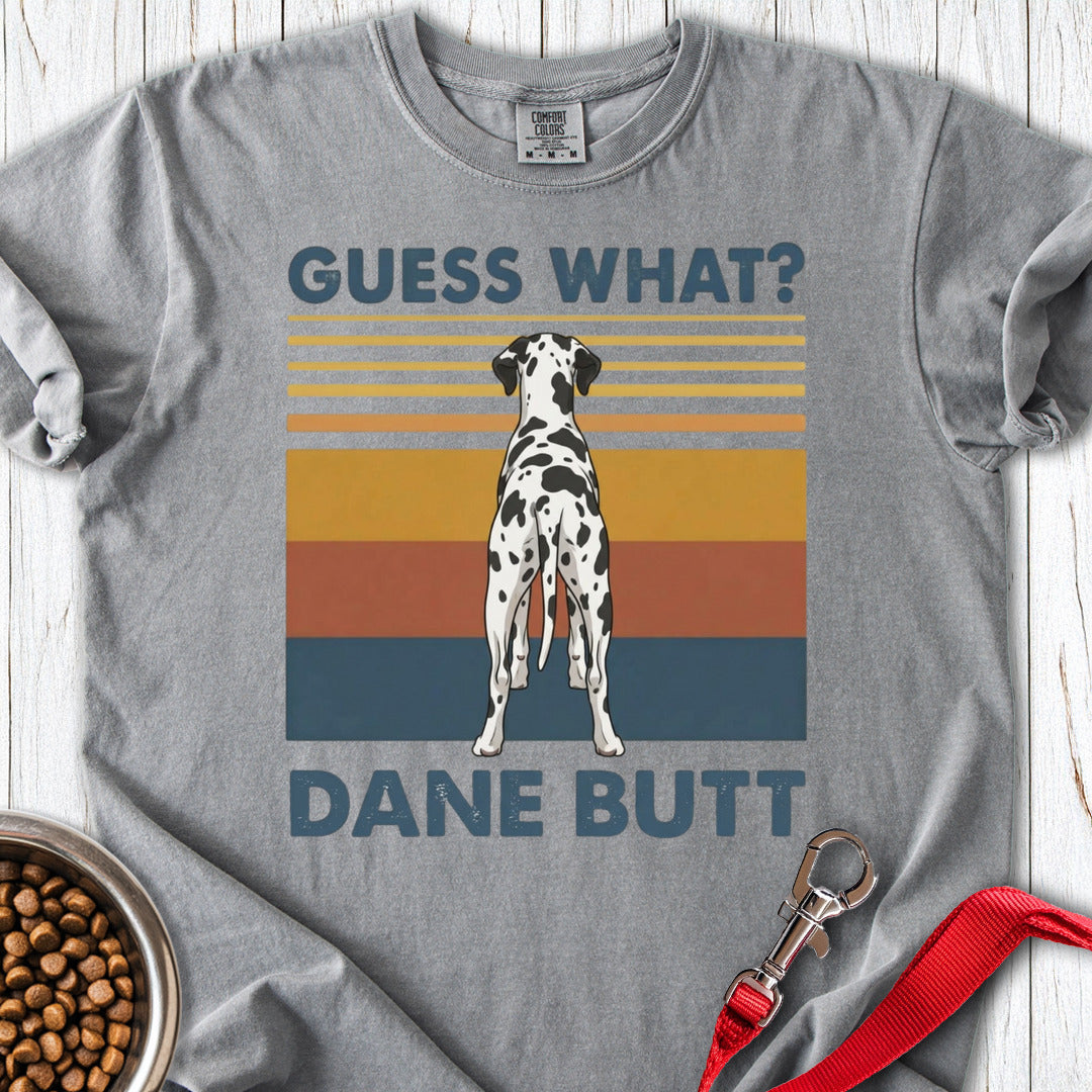 Harlequin Great Dane Butt Premium Tee — Grey