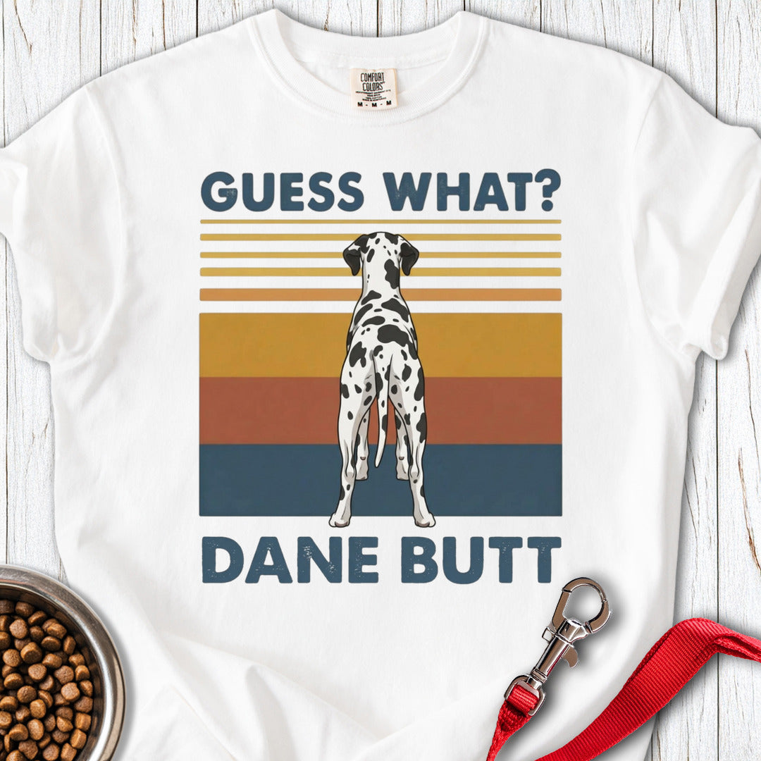 Harlequin Great Dane Butt Premium Tee — White