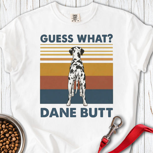 Harlequin Great Dane Butt Premium Tee — White