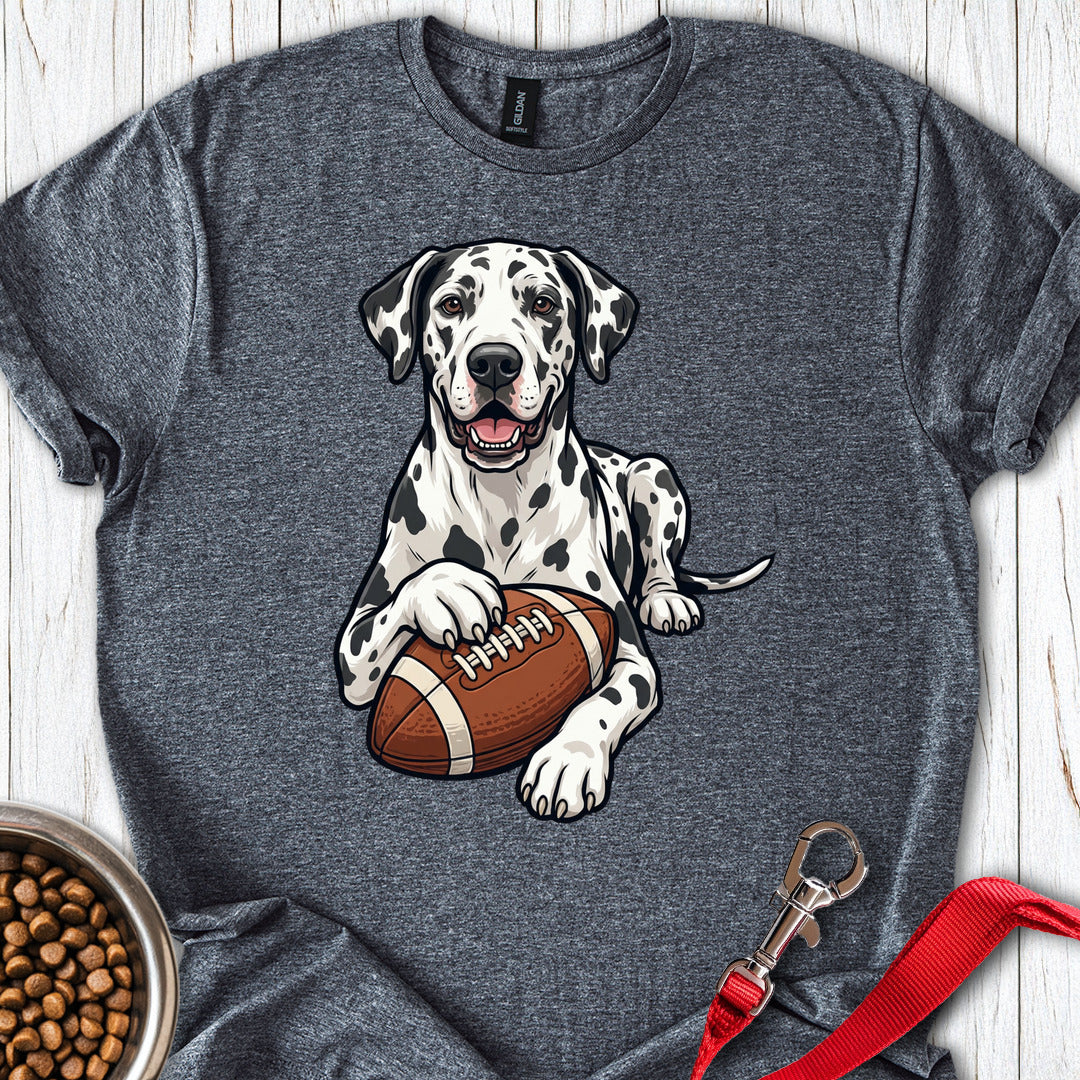 Harlequin Great Dane Football Dark Heather