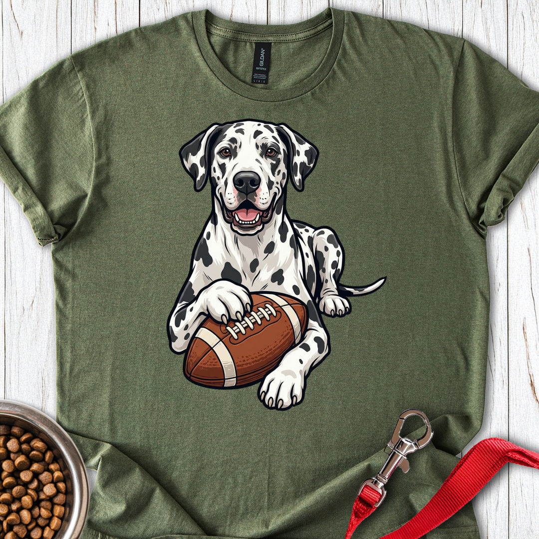 Harlequin Great Dane Football Military Green