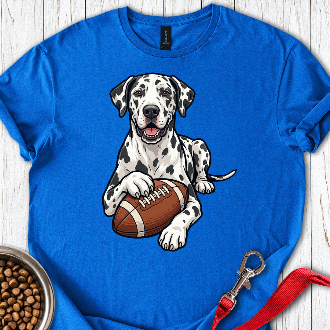 Harlequin Great Dane Football Royal