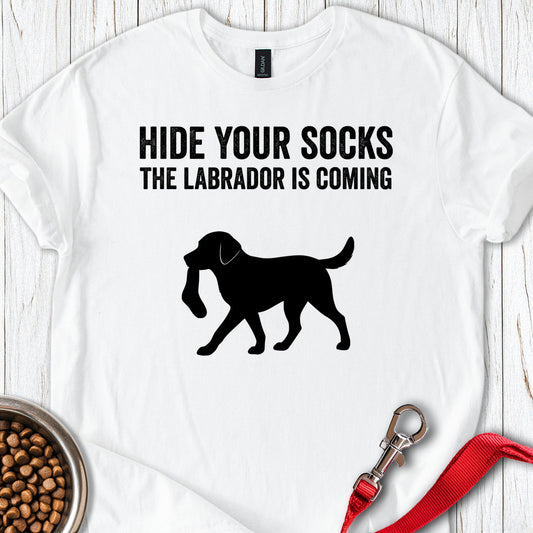 Hide Your Socks Labrador White