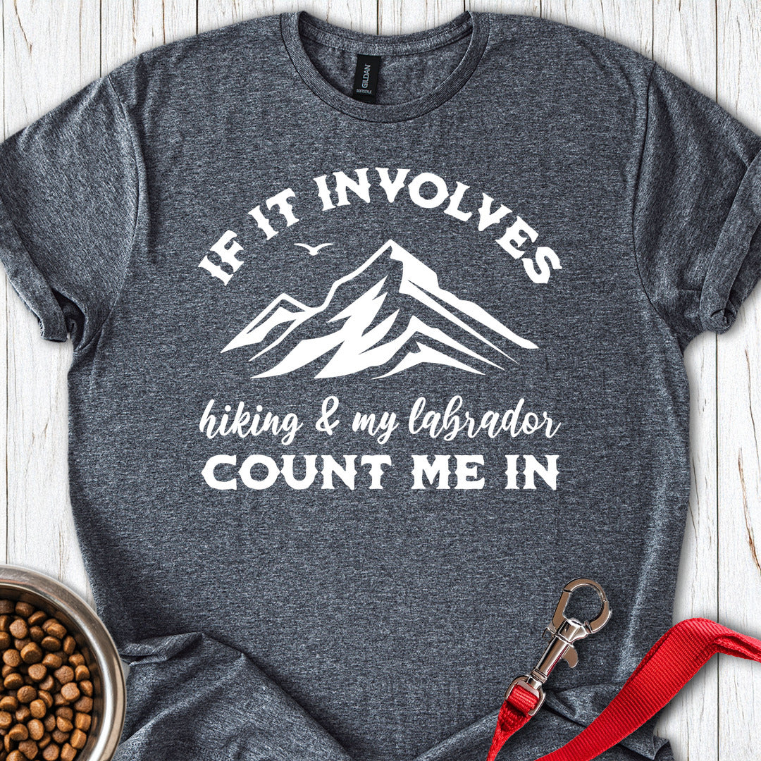 Hiking & My Labrador Dark Heather