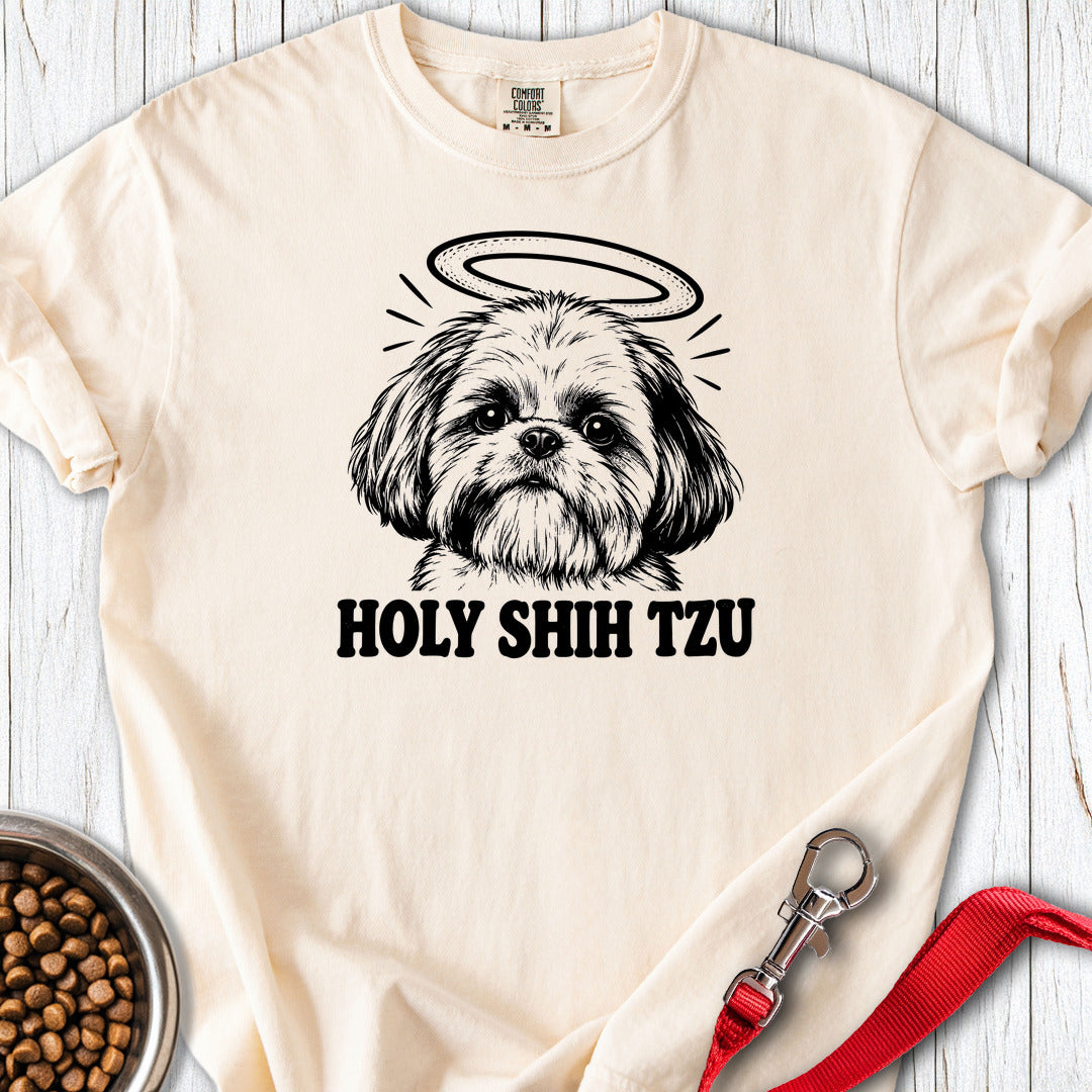 Holy Shih Tzu Premium Tee — Ivory