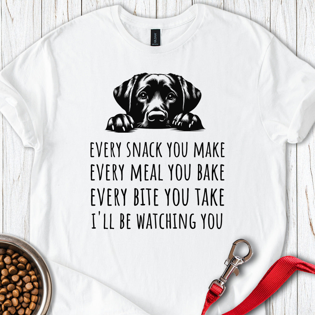 Hungry Labrador White