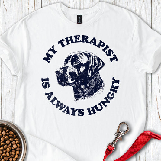 Hungry Therapist Labrador White