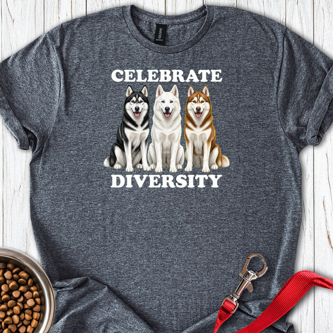 Huskies Celebrate Diversity Dark Heather
