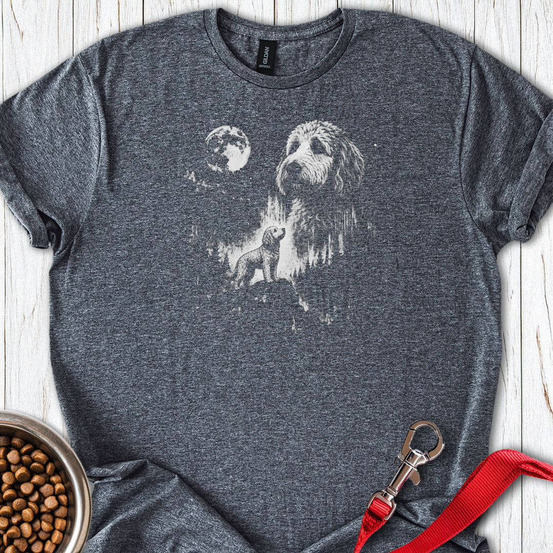 Golden Doodle Moon — Dark Heather
