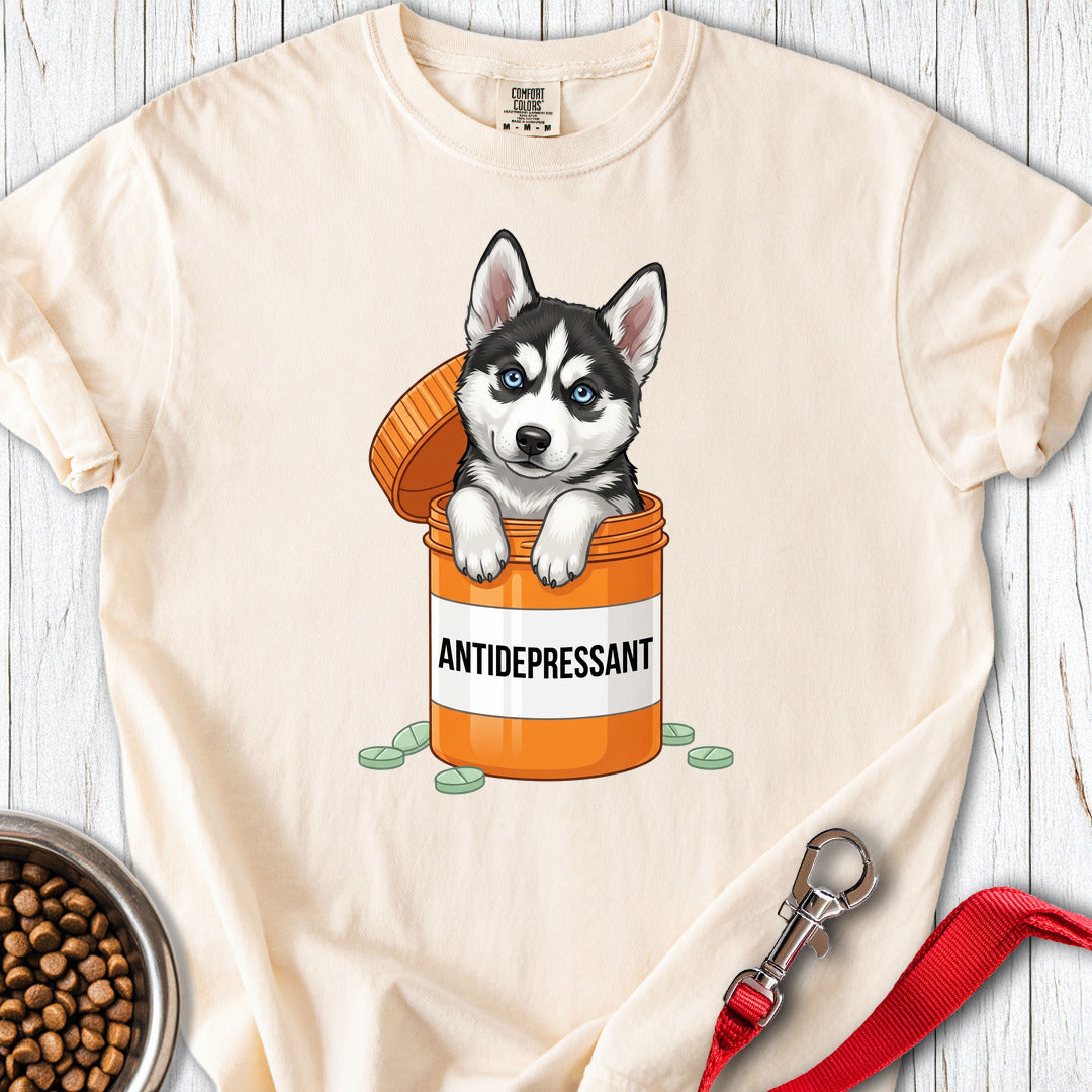 Husky Antidepressant Premium Tee Ivory