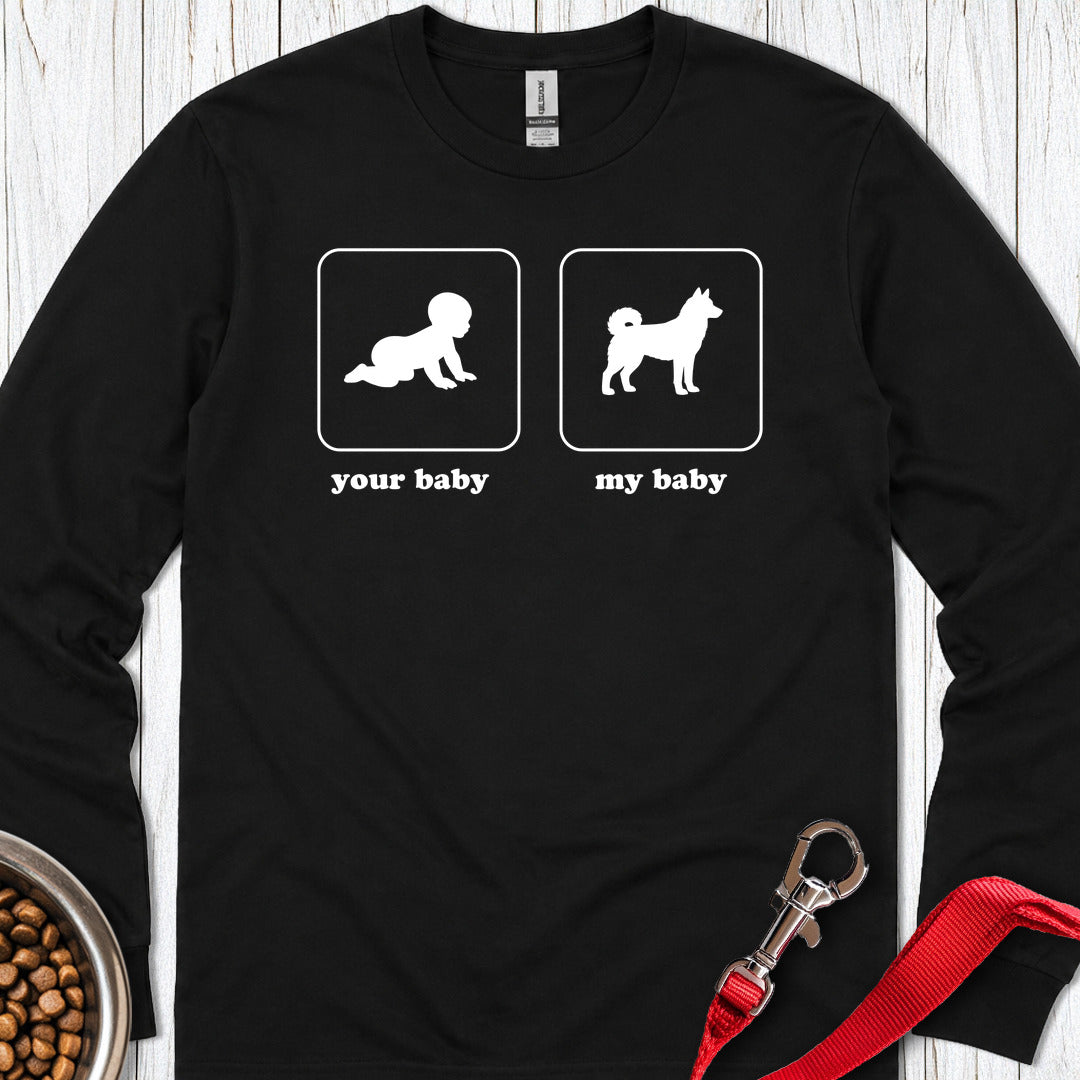 Husky Baby Long Sleeve — Black