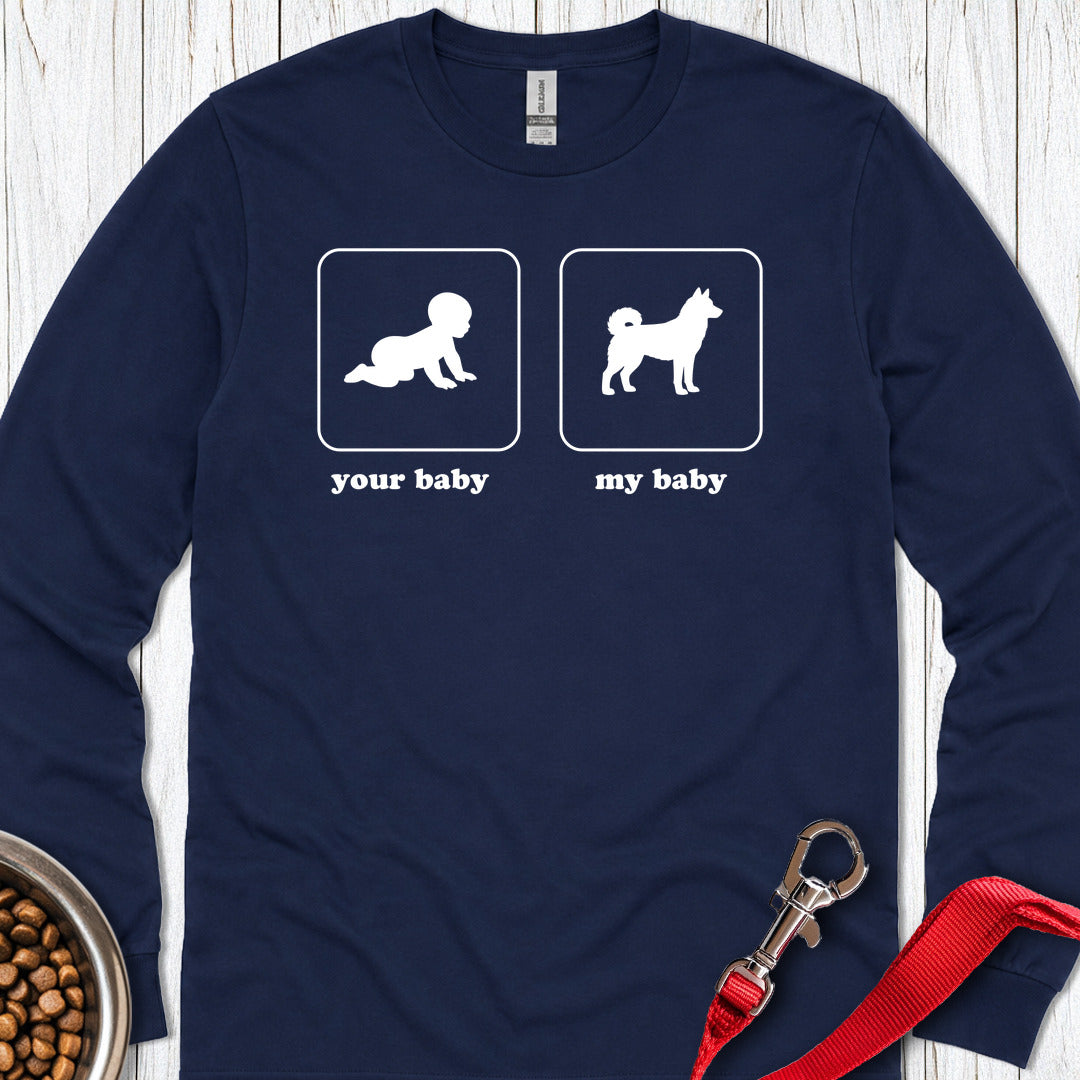 Husky Baby Long Sleeve — Navy
