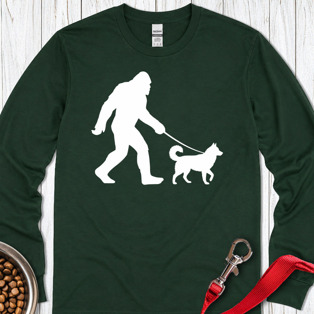 Husky Bigfoot Long Sleeve — Forest Green