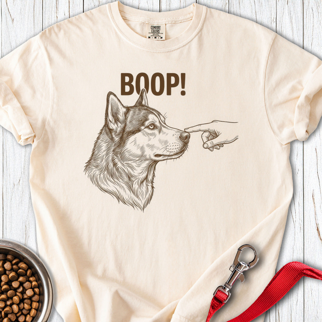 Husky Boop Premium Tee Ivory