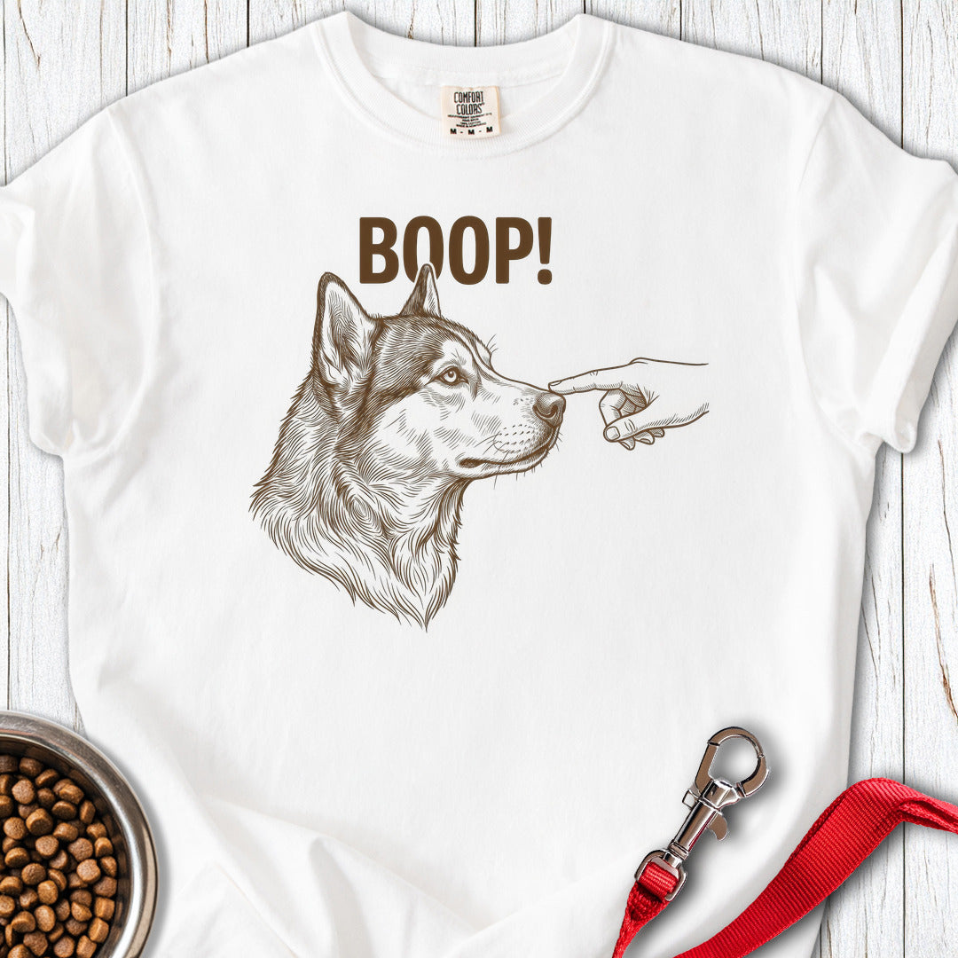 Husky Boop Premium Tee White