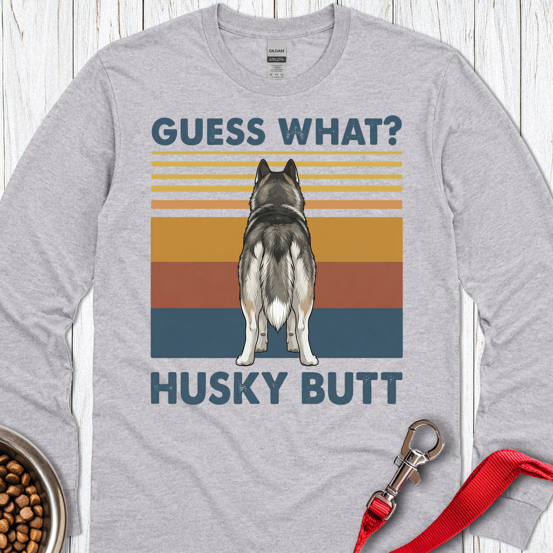 Husky Butt Long Sleeve — Sport Grey