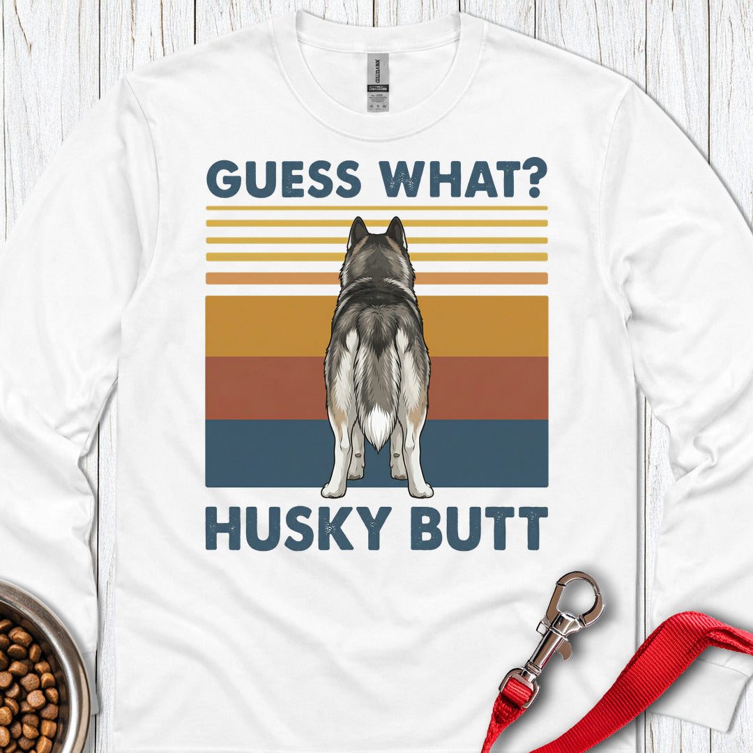 Husky Butt Long Sleeve — White