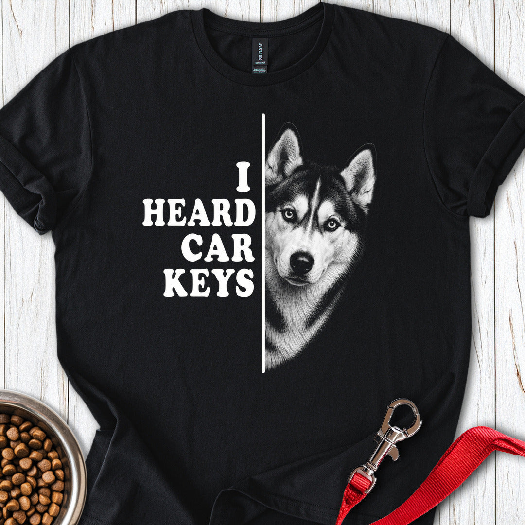 Husky Car Keys Black