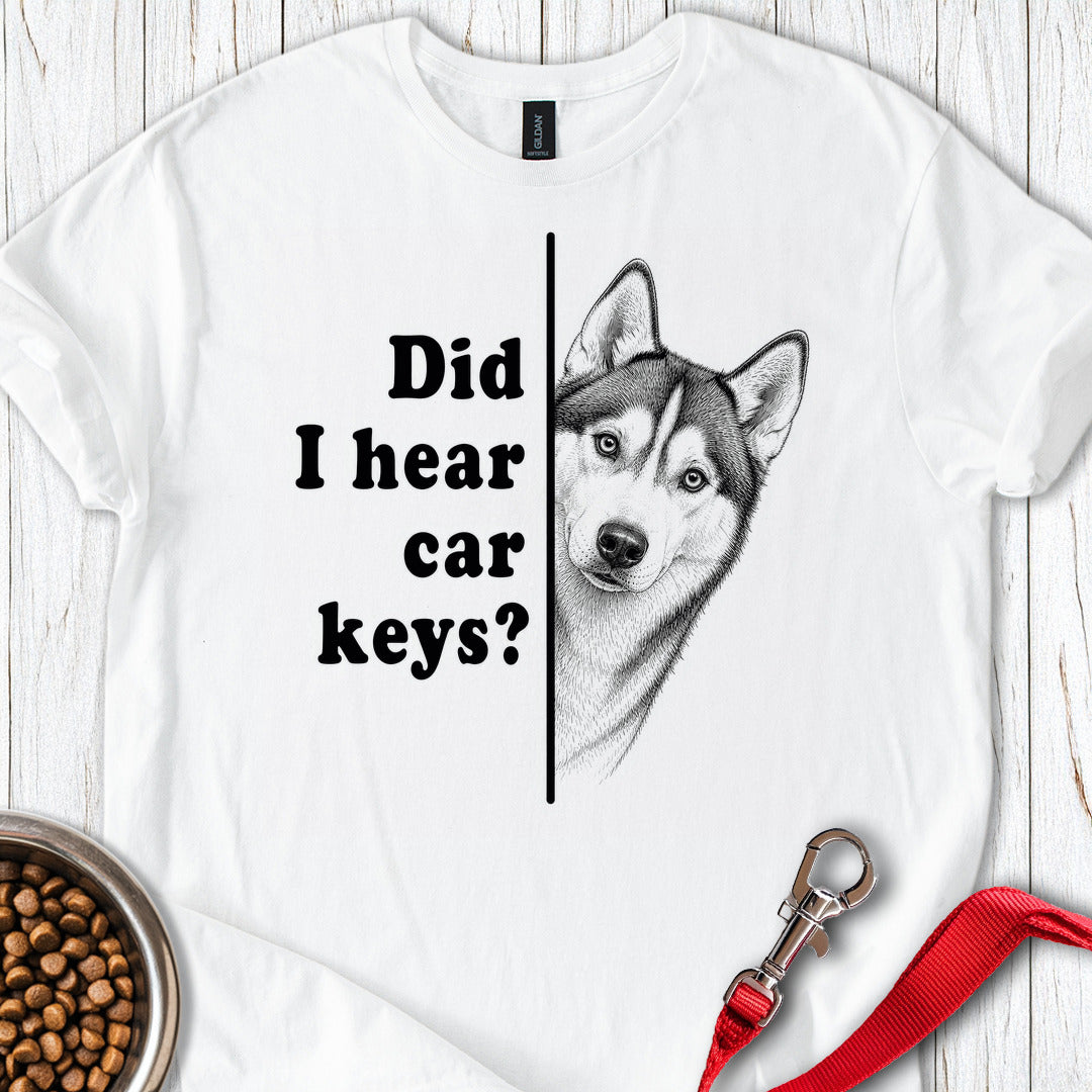 Husky Car Keys White