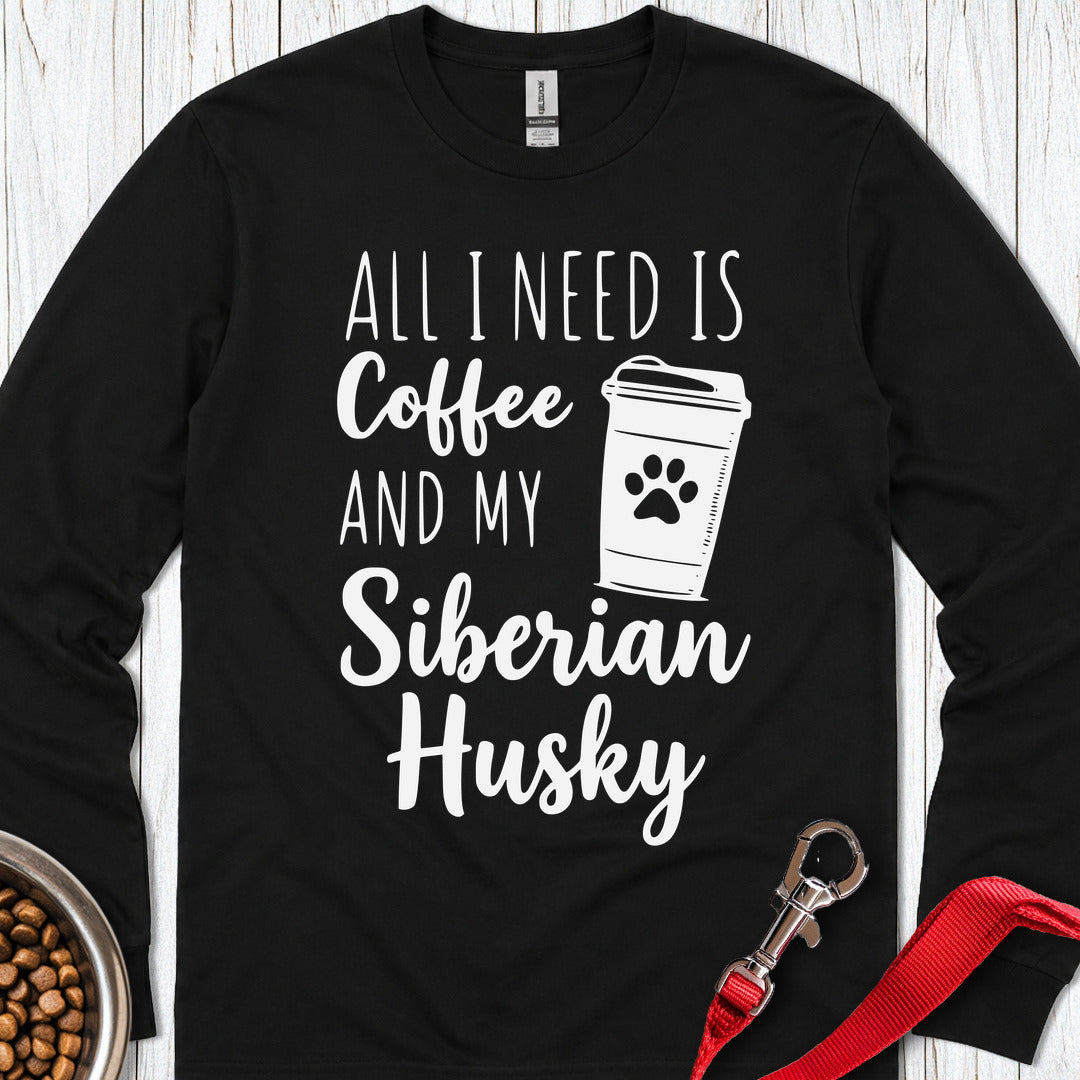 Husky Coffee Long Sleeve — Black